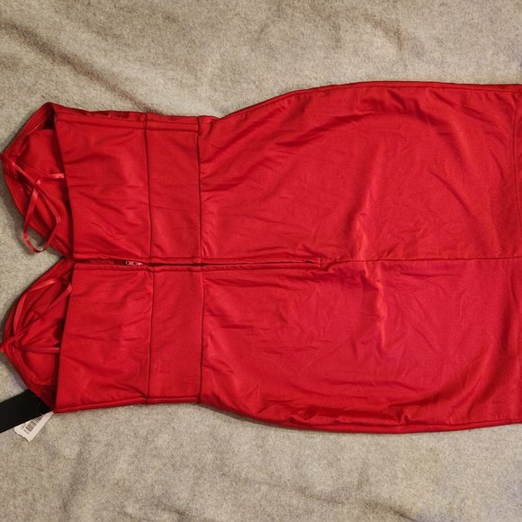 CITY STUDIO Womens Red Strapless Prom Party Mini Dress  Sz 11 NEW w/ TAGS NWT - Picture 7 of 8